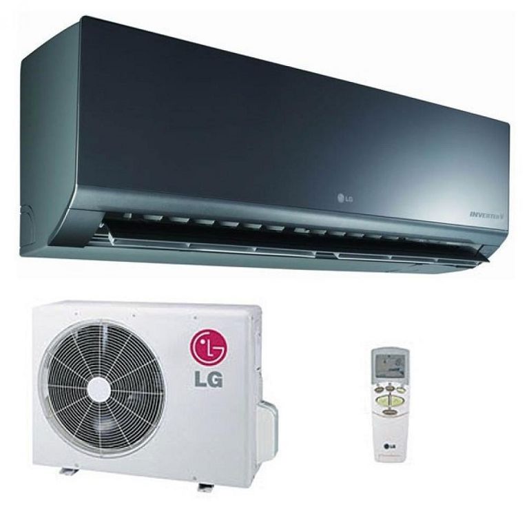 Übersicht lg-Klimageräte (lji, lzh): Kassette, Wechselrichter, Fenster, Wand, Decke, Kanal, Konsolen und Bedienungsanleitungen dazu