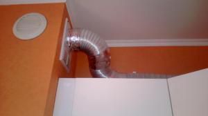 Aluminum kitchen corrugated pipe