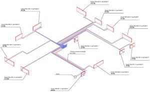 Un exemple de circuit de calefacció radiant