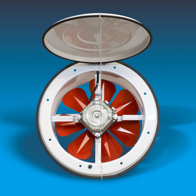 axial fan with cover