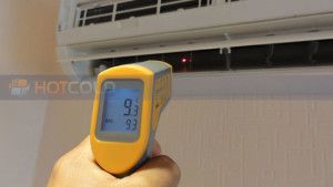 termômetro infravermelho sem contato para tecnologia climática