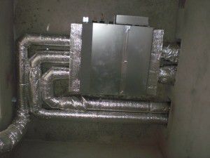 indoor unit with air ducts