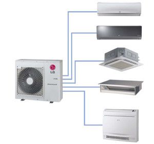 multisystem na may iba't ibang uri ng modules