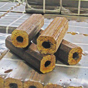 Briquettes de sciure de bois