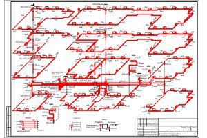 Schema di riscaldamento per un edificio a più piani