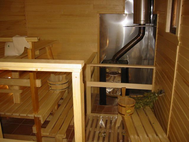 Grijanje saune na plin