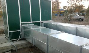 galvanized steel duct ng bentilasyon