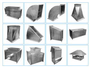 différents types d'éléments de ventilation