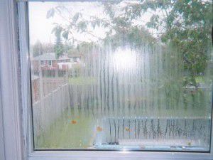 geamuri care plâng - un semn de ventilație inoperantă