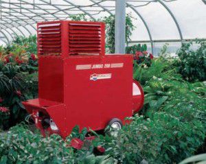 Opsyon ng pag-init ng greenhouse air