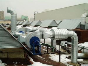 ett exempel på organiseringen av luftkonditionerings- och ventilationssystemet
