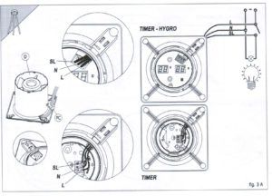 Schéma připojení koupelnového ventilátoru
