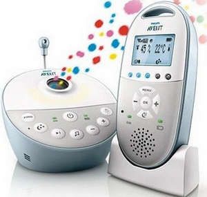 Hygrometer med inbyggd babymonitor
