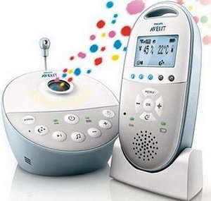 Hygrometer with built-in baby monitor