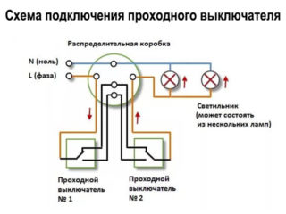 Schemat podłączenia wyłącznika